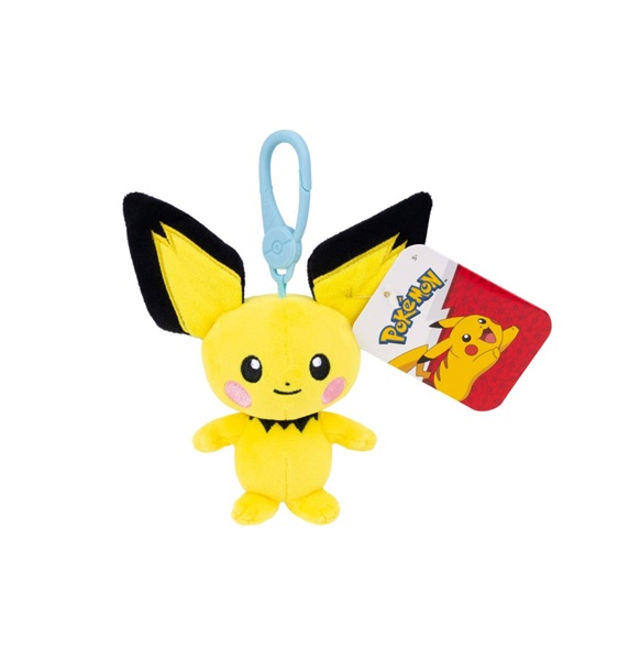 Pokémon - Pichu - Clip On Plush/Bamse 10cm