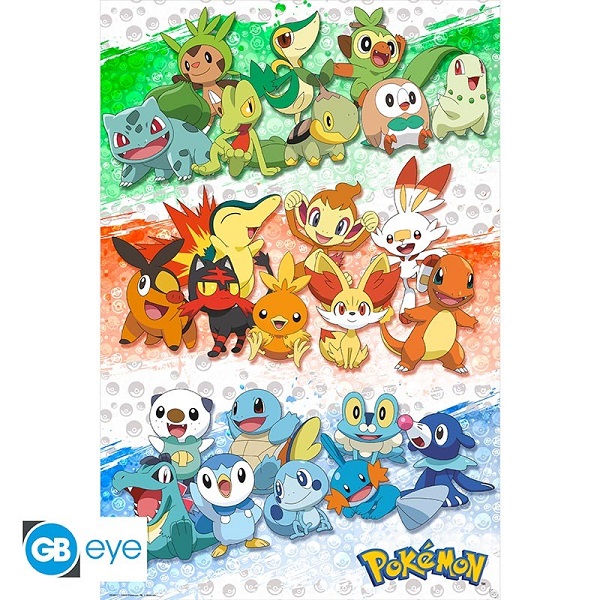 Pokémon - First Partners - Poster/Plakat 61x91.5cm