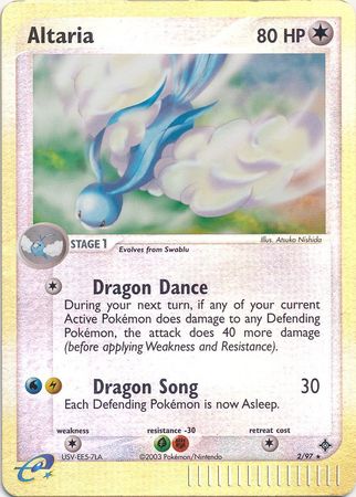 Altaria - Reverse Foil (EX Dragon Nintendo)