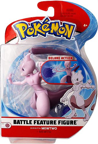 Pokémon: Battle Feature Action Figures - Wave 3/7: Mewtwo - 12cm