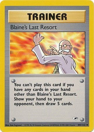 Blaine's Last Resort (Gym Heroes WoTC)