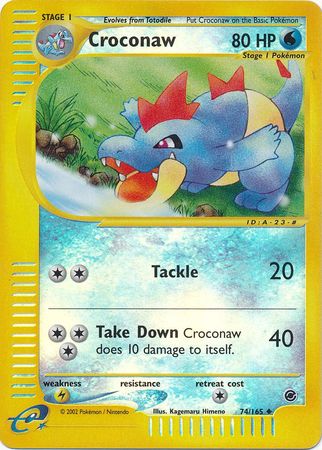 Croconaw (Expedition Reverse Holo Singles)