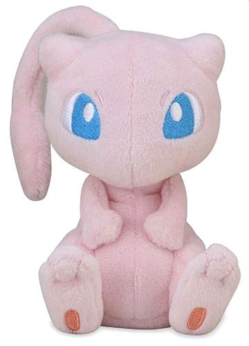 Pokemon - Mew (Sitting Cuties) - Pokemon Center Plush/Bamse 10cm *Top Kvalitet*