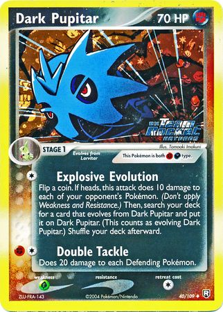 Dark Pupitar (EX Team Rocket Returns Singles Nintendo)