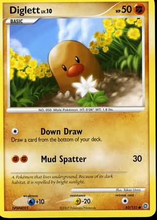 Diglett (Diamond and Pearl Secret Wonders Singles)