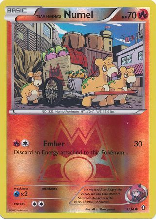Team Magma's Numel (Pokemon Double Crisis Rival Ambitions: Team Aqua vs Team Magma)