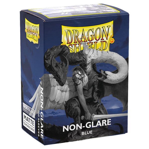Dragon Shield Deck Protectors - Matte Non-Glare: Blue - 100 lommer - Dragonshield - Sleeves #AT-11823