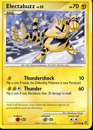 Electabuzz  (Diamond and Pearl Secret Wonders Singles)