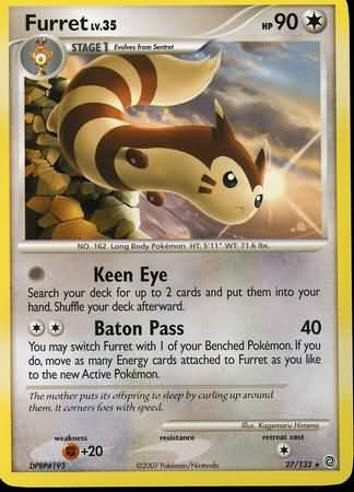 Furret  (Diamond and Pearl Secret Wonders Singles)