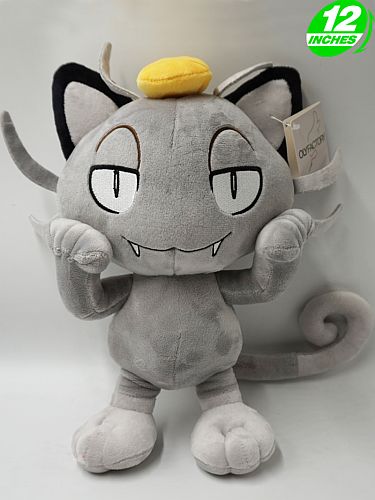 Pokemon Plush - Alolan Meowth - Bamse/Plush 30cm