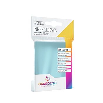 Gamegenic - Inner Sleeves (Perfect/Precise fit) - Clear (Transparent) (100 Kortlommer)