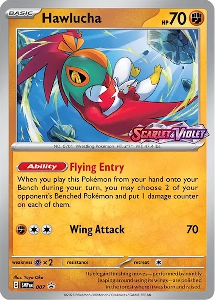 Pokemon Build & Battle Prerelease Deck (40 Kort) - SV01 - Scarlet Violet: Base Set: Hawlucha