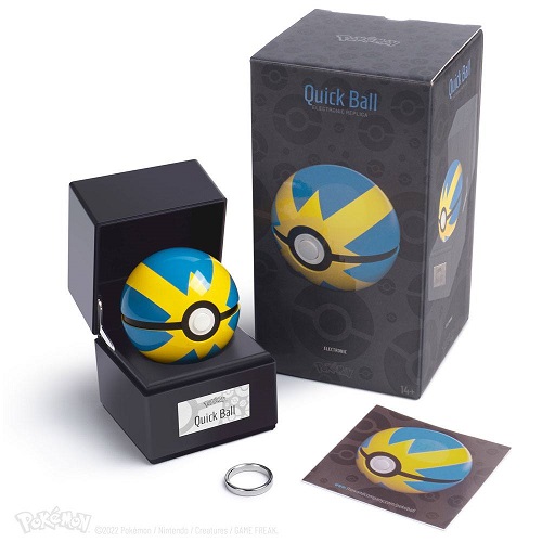 Pokémon - Diecast Pokeball Replica Sculpture: Quick Ball - 8cm