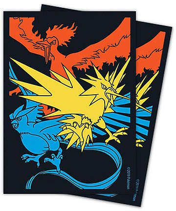 Pokemon - Hidden Fates: Moltres, Zapdos & Articuno - Deck Protector - 65 lommer - Sleeves