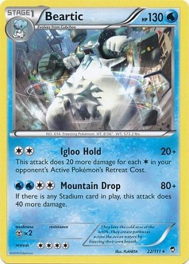 Beartic (Pokemon XY Furious Fists)