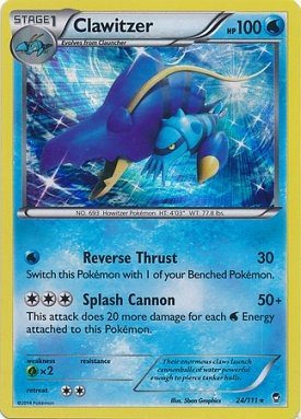 Clawitzer (Pokemon XY Furious Fists)