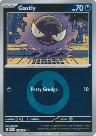 Gastly - Energy Reverse Foil (Pokemon Mega Evolution: Ascended Heroes)