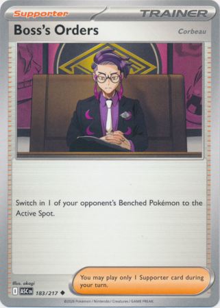 Boss's Orders (Pokemon Mega Evolution: Ascended Heroes)