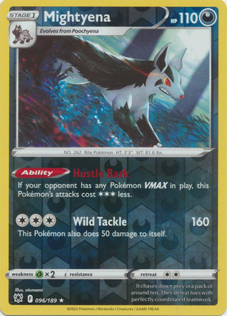Mightyena - Reverse Foil (Pokemon Sword & Shield: Astral Radiance)