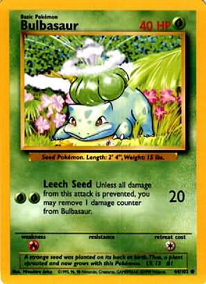 Bulbasaur (Base Set WoTC)