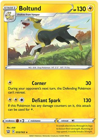 Boltund (Pokemon Sword & Shield: Battle Styles)