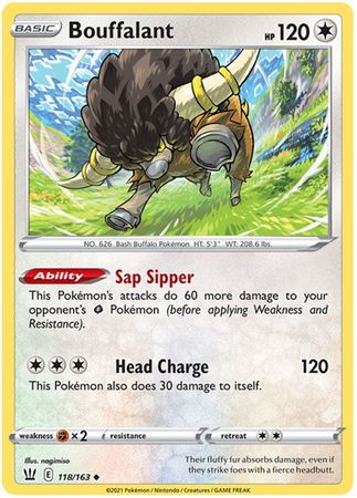 Bouffalant (Pokemon Sword & Shield: Battle Styles)
