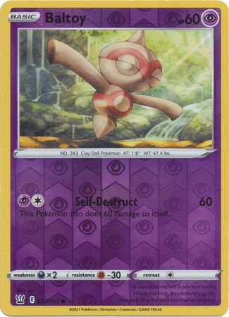 Baltoy - Reverse Foil (Pokemon Sword & Shield: Battle Styles)