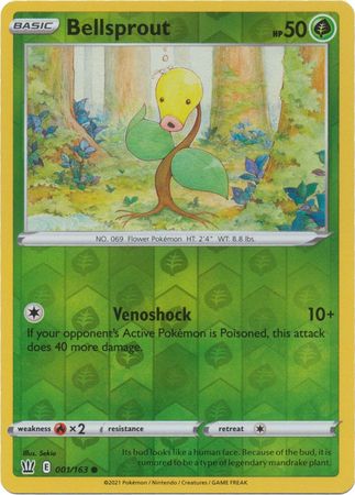 Bellsprout - Reverse Foil (Pokemon Sword & Shield: Battle Styles)