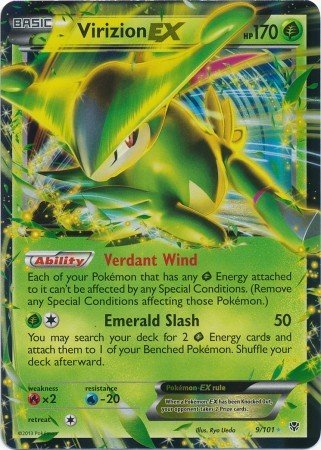 Virizion-EX (Pokemon Black & White 10: Plasma Blast)