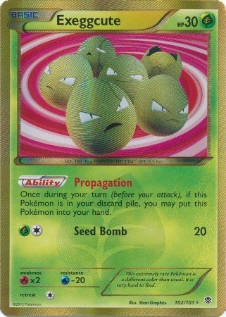 Exeggcute (Pokemon Black & White 10: Plasma Blast)