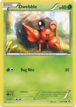 Dwebble (Pokemon Black & White 11: Legendary Treasures)