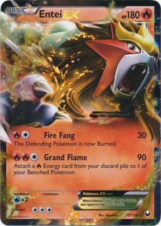 Entei-EX (Pokemon Black & White: Dark Explorers)