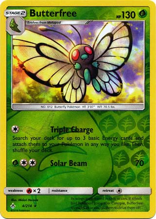 Butterfree (Pokemon Sun & Moon: Unbroken Bonds) (Reverse Foil)