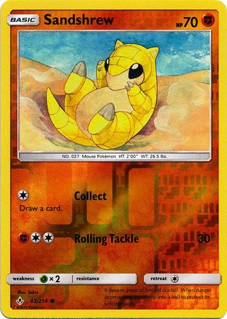 Sandshrew (Pokemon Sun & Moon: Unbroken Bonds) (Reverse Foil)