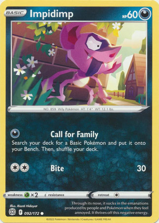 Impidimp (Pokemon Sword & Shield: Brilliant Stars)