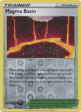 Magma Basin - Reverse Foil (Pokemon Sword & Shield: Brilliant Stars)