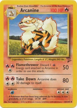 Arcanine (Base 2 WoTC)