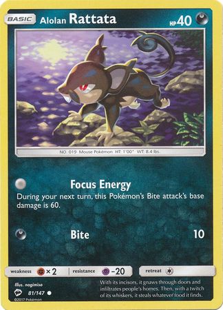 Alolan Rattata (Pokemon Sun & Moon Burning Shadows)