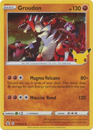 Groudon (Pokemon Celebrations)