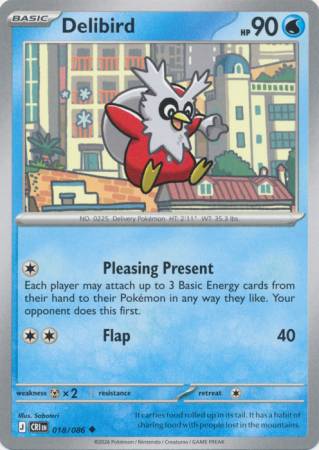 Delibird (Pokemon Mega Evolution: Chaos Rising)