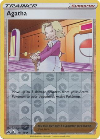 Agatha - Reverse Foil (Pokemon Sword & Shield: Chilling Reign)