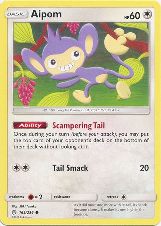 Aipom (Pokemon Sun & Moon: Cosmic Eclipse)
