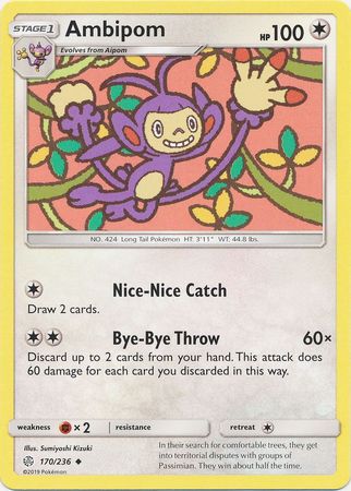 Ambipom (Pokemon Sun & Moon: Cosmic Eclipse)