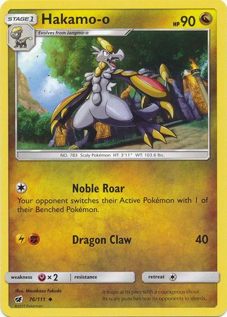 Hakamo-o (Pokemon Sun & Moon Crimson Invasion)