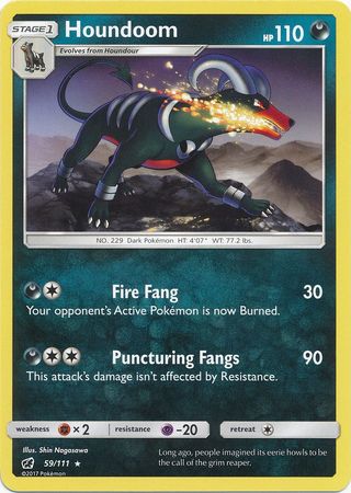 Houndoom (Pokemon Sun & Moon Crimson Invasion)