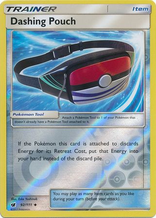 Dashing Pouch (Pokemon Sun & Moon Crimson Invasion Reverse Holo)