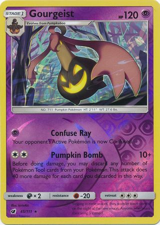 Gourgeist (Pokemon Sun & Moon Crimson Invasion Reverse Holo)