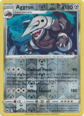 Aggron - Reverse Foil (Pokemon Crown Zenith)