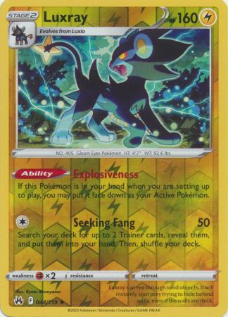 Luxray - Reverse Foil (Pokemon Crown Zenith)