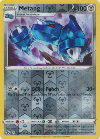 Metang - Reverse Foil (Pokemon Crown Zenith)